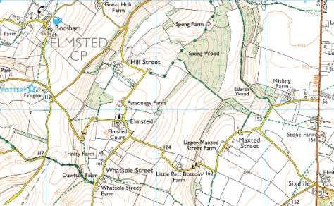 Elmsted map